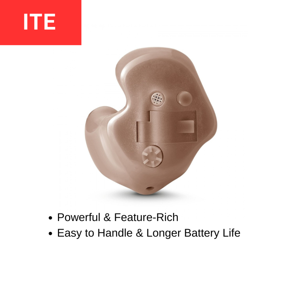 ITE hearing aid