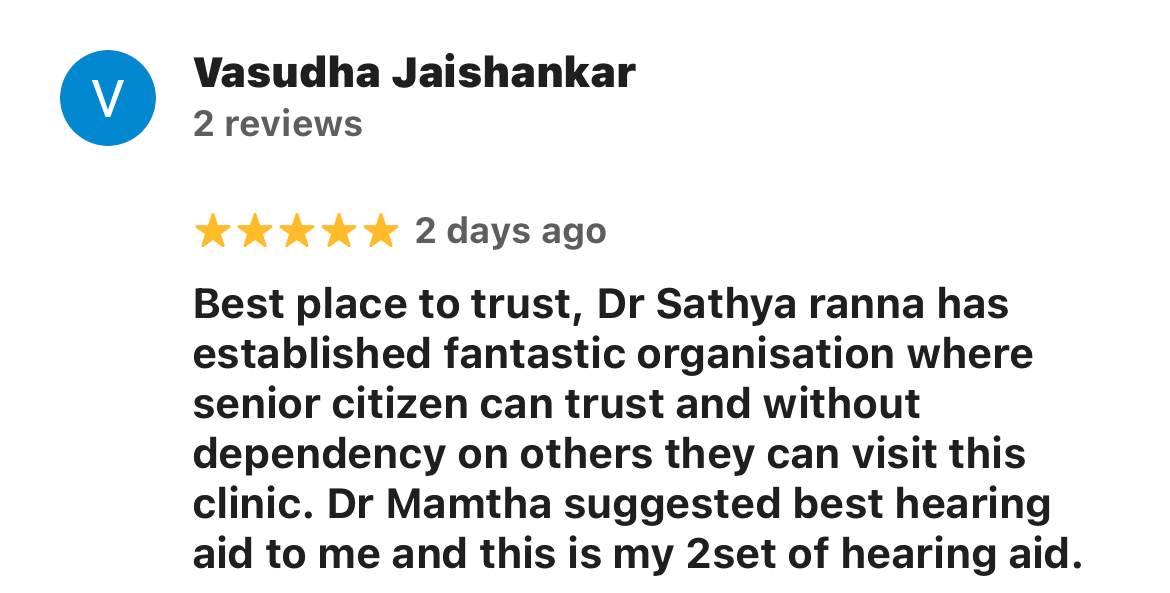 reviews Shreya Hearing Clinic